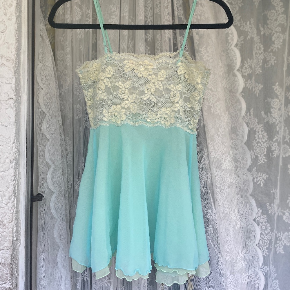 Vintage 1990's baby blue Victoria's Secret Teddy